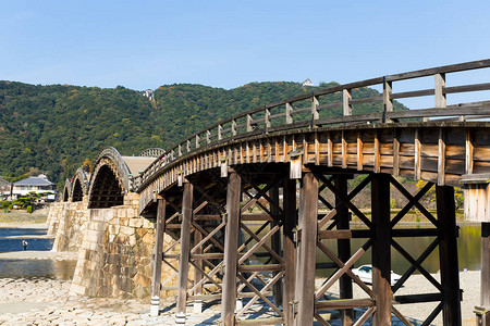 日本老锦带桥图片