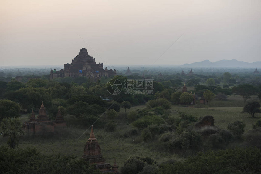蒲甘是位于缅甸曼德勒地区的一座古城从9世纪到13世纪图片