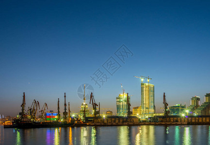 巴库阿塞拜疆港口图片