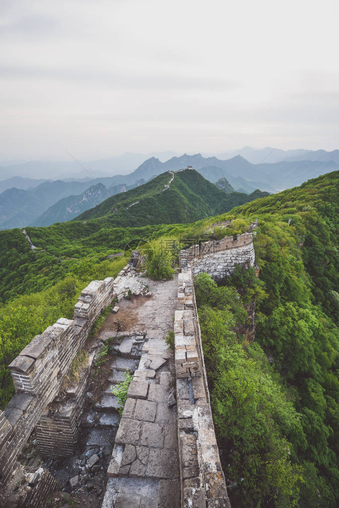 万里长城箭口荒原段图片