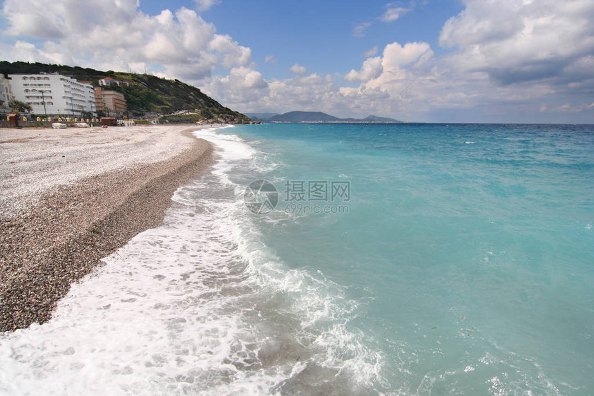 希腊罗多斯的海滩酒店图片