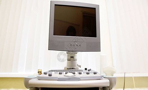 医生办公室超声波设备的照片图片