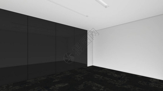 现代空室3D转换内部设计背景图片