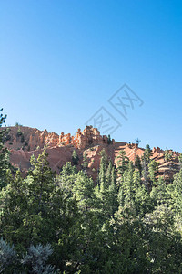 犹他州BryceCanyon公园的Hooo背景图片