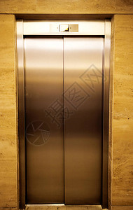 金属电梯门的照片背景图片