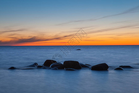 波罗的海上日出最起码的可怜虫爱沙尼图片