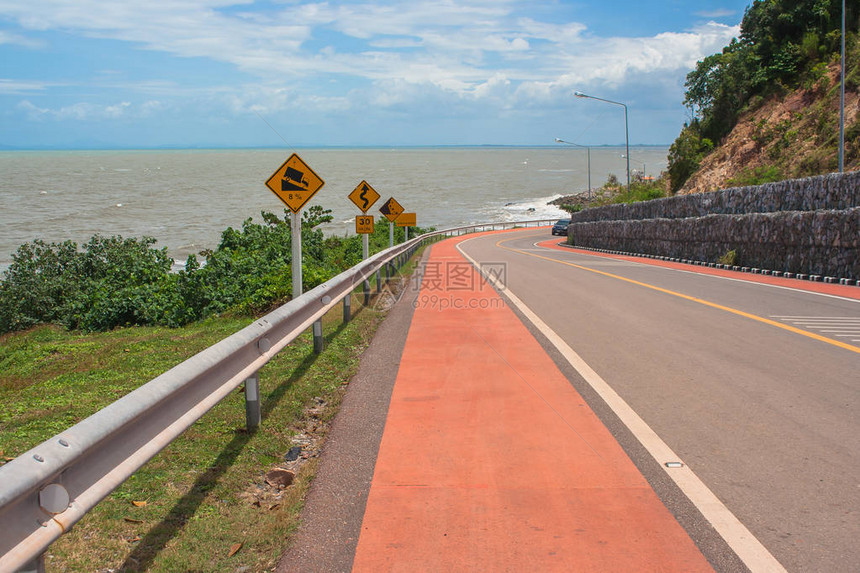 泰国昌塔胡里省KungWimanBay海上公路一带的海景点Autum图片