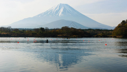 日本富士山风景在Sho图片