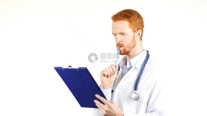 医生外科医生阅读医疗图片