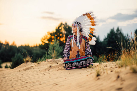 美国印第安女人图片