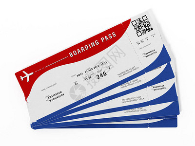 印有假数字和名字的登机证图片