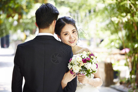 朝鲜语亚洲对夫妇结婚背景