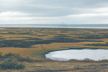 冰岛Myvatn湖地区的Skutu图片