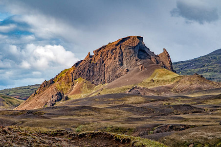 冰岛Landmannalaugar熔岩中的图片