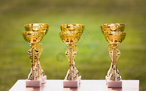 足球冠军的美丽冠军金奖杯图片