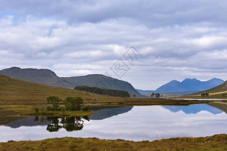英国苏格兰苏格兰高地美丽的湖泊图片