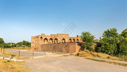 中亚塔吉克斯坦Hisor堡垒附近MadrasaKu图片