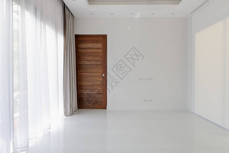 白色和米色幕背景的室内装饰白图片