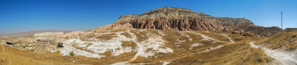 纳奇萨土耳其卡帕多西亚乡村山图片