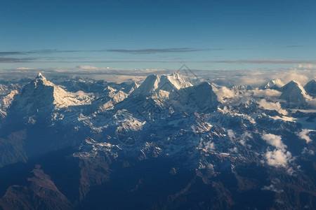 山峰喜马拉雅山是世界最高山峰图片