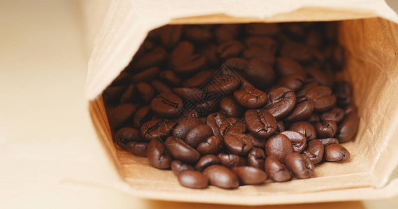 袋内咖啡豆图片