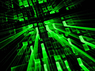 绿色技术背景抽象计算机生成的图像图片