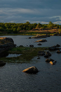拉博切奥斯特洛夫斯克的美丽风景夏图片