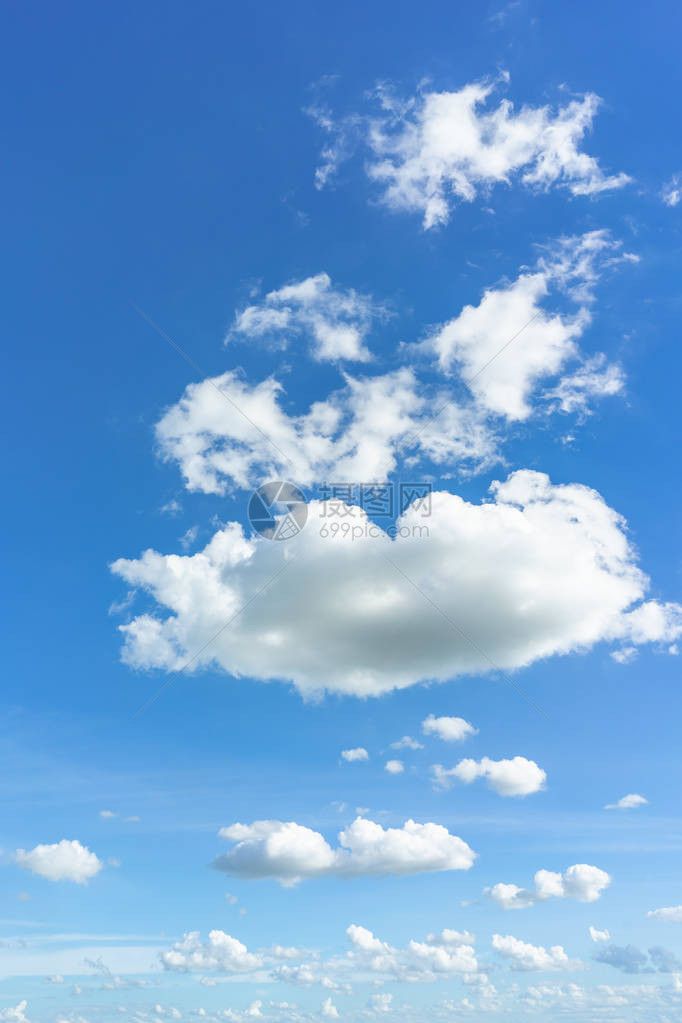 美丽的蓝天和云彩自然背景图片