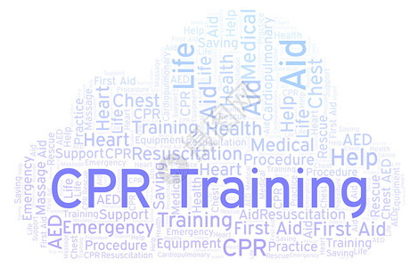 CPR培训词云图片