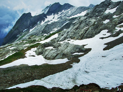 Alpstein山脉的景观和环境图片