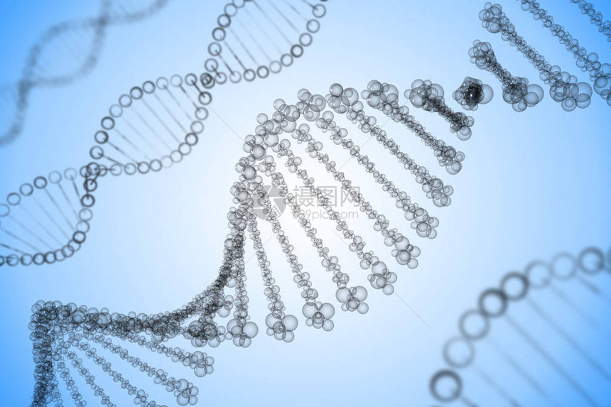 DNA链对科学遗传学生物技术等图片