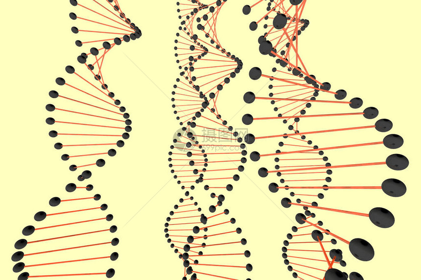 DNA链对科学遗传学生物技术等图片