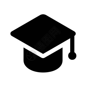 毕业帽符号图标图片