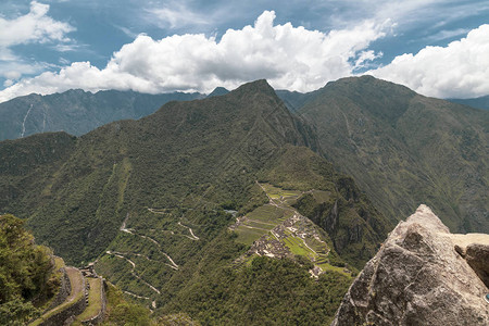 秘鲁马丘皮楚印加帝国城和圣谷Huaynapic高清图片