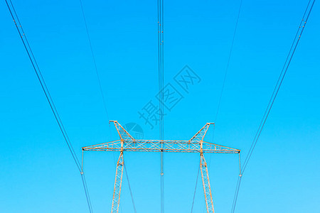金属电塔传输高压电源能源工业单图片