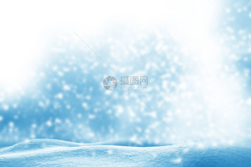 圣诞节背景降雪冬季自然景观图片