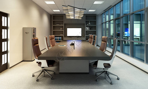现代式会议室3图片
