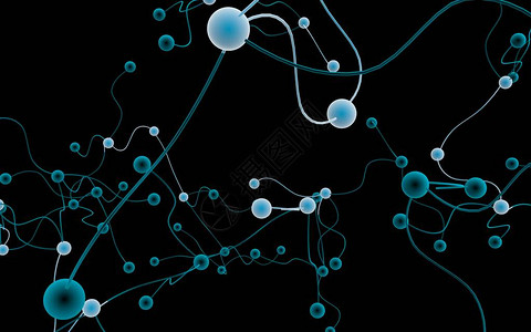 神经网络社交网络未来的dna背景图片