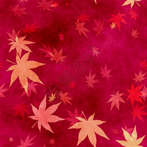 秋叶无缝背景图案图片