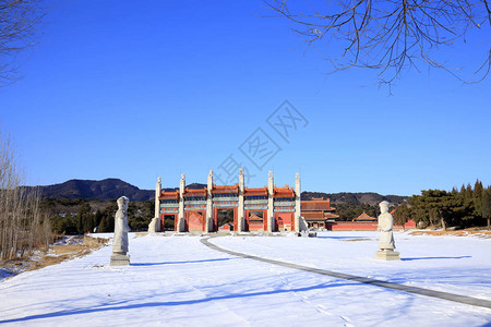 清朝东陵风景优美东岭高清图片