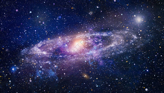 宇宙中的星云和星系距离许多光年的太空这张图片的元素由美国宇航局提供背景图片