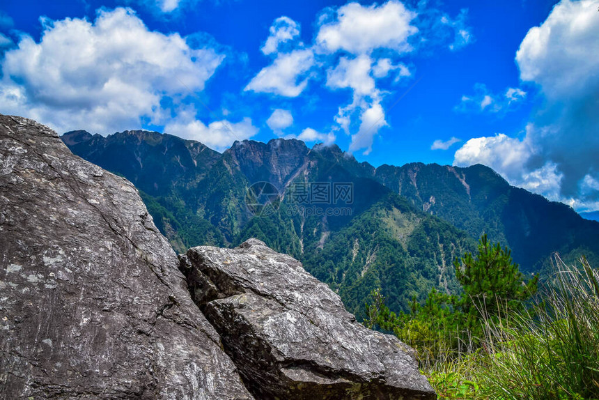 Jade山地景观山台图片