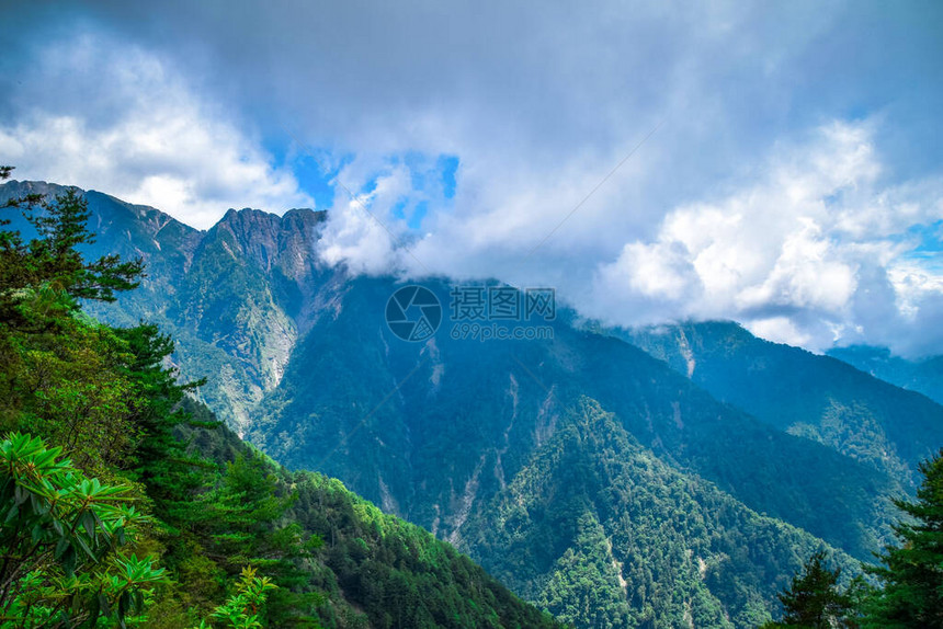 Jade山地景观山台图片