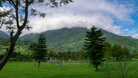 Hualien岛Liyu湖风景地区周图片