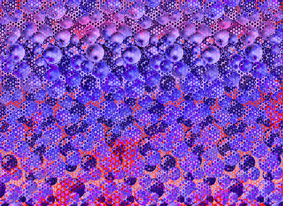 一种不寻常的蓝莓抽象图案背景图片
