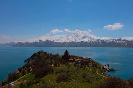 土耳其Akdamar岛的亚美尼亚圣十字教堂图片