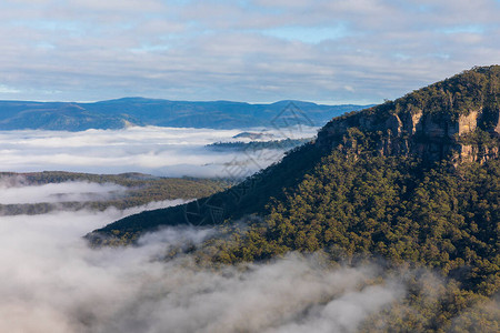 澳大利亚蓝山Katoomba附近Jamison山图片