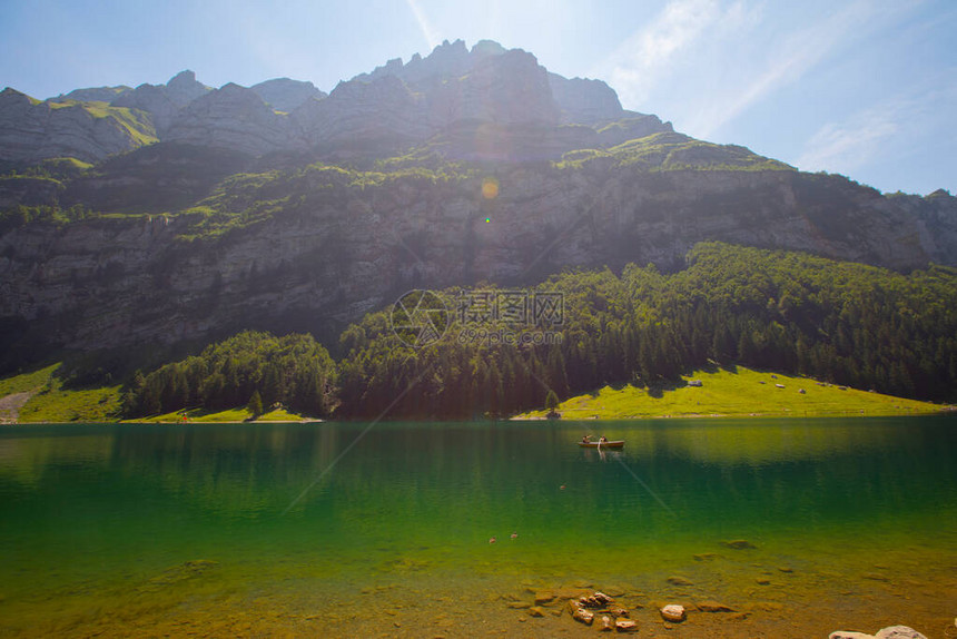 瑞士Ebenalp阿尔卑斯山的阿彭策尔附近Swis图片