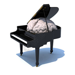 里面有大脑袋的钢琴图片