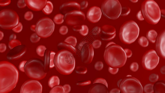红色血细胞3D插图多图片